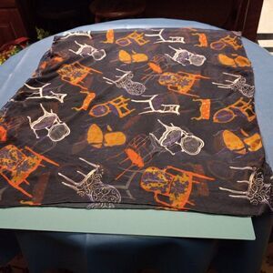 Black Sheer Chair Scarf